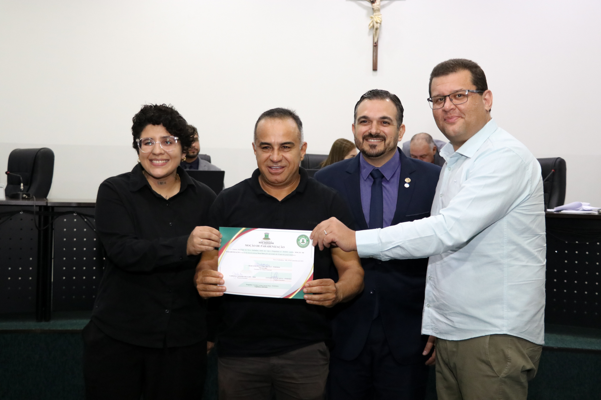 Nova News completa 18 anos e recebe homenagem na Câmara por trajetória de credibilidade
