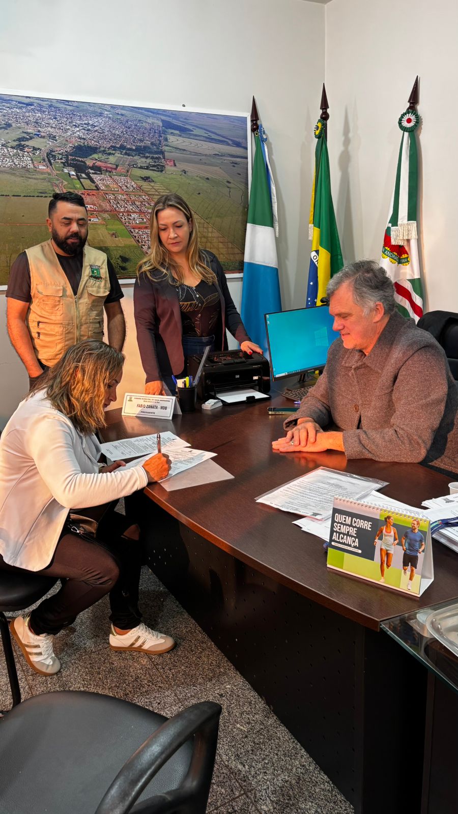 Nova servidora é empossada como guarda da Câmara Municipal de Nova Andradina