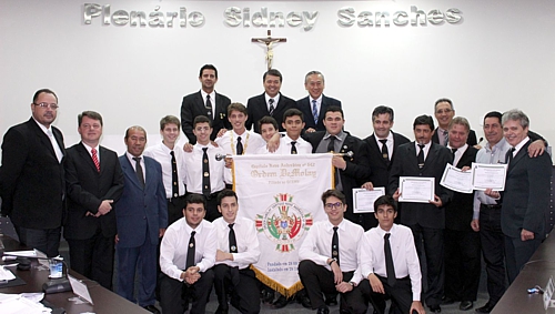 Ordem Demolay recebe homenagem da Câmara Municipal