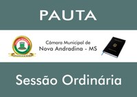 Pauta 29ª SESSÃO ORDINÁRIA-21-09-2015