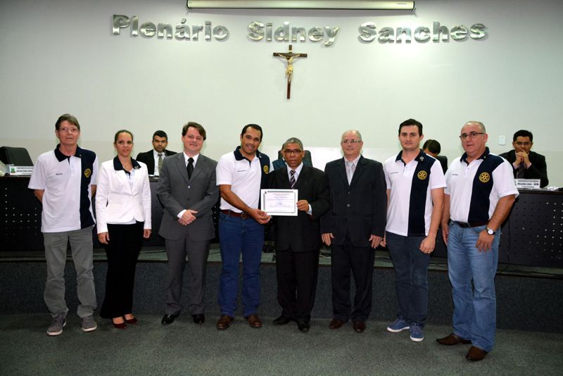 Presidente eleito do Rotary Centenário é parabenizado