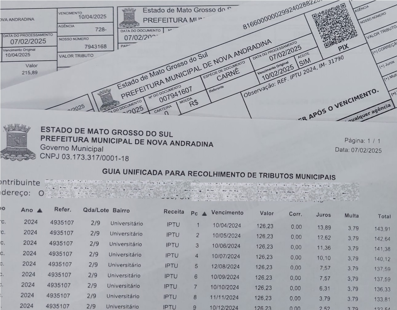 Proposta legislativa oferece anistia de juros e multas para contribuintes com débitos no município de Nova Andradina