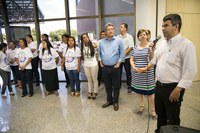 Quemuel de Alencar participa de abertura da exposição de artes