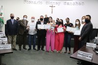 Servidores da AgehNova são parabenizados em moção na Câmara 