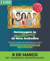 Sessão solene homenageia as mulheres e dá posse a nova direção da Procuradoria da Mulher