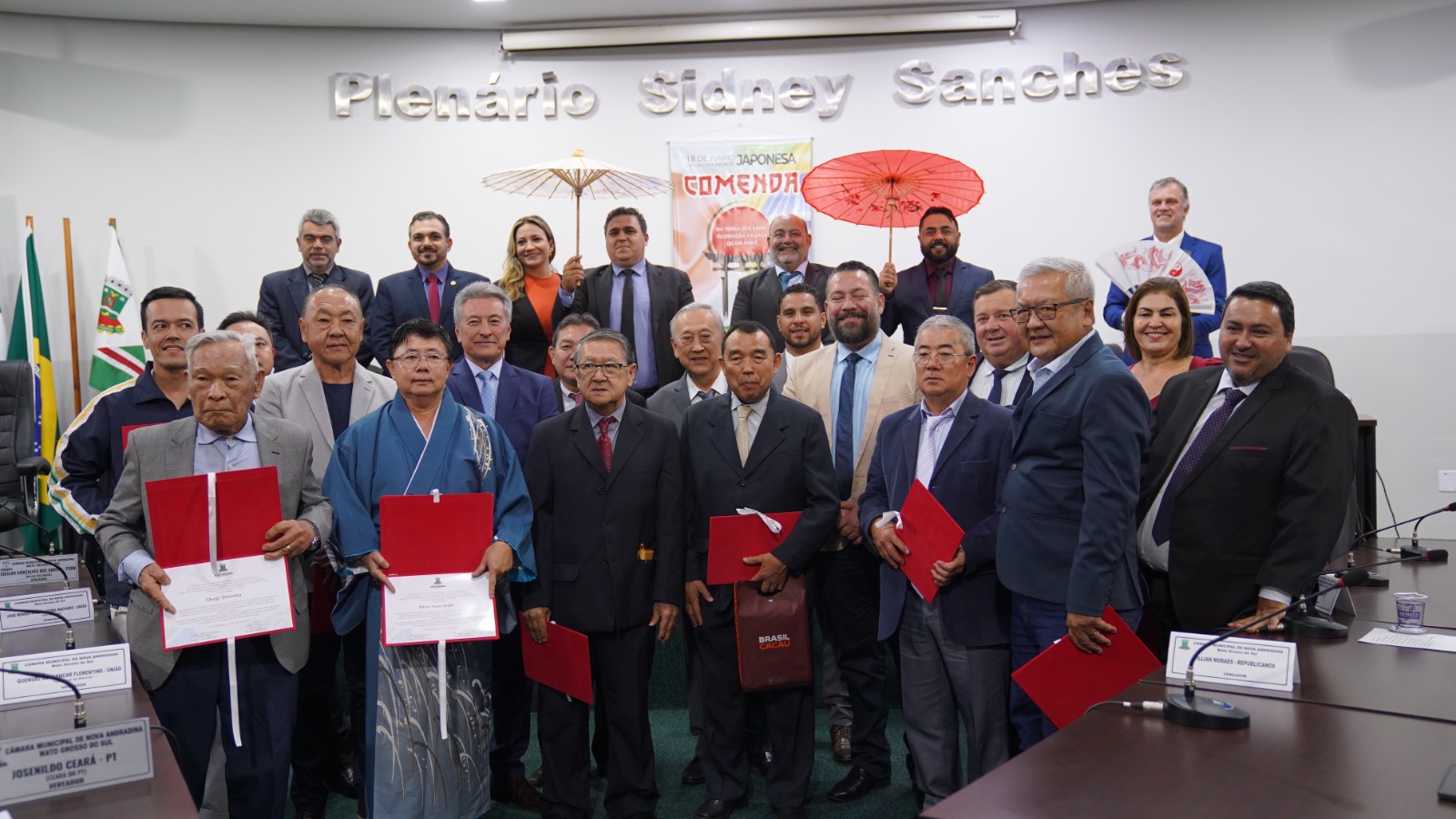 Uma noite histórica de gratidão, emoção e reconhecimento à comunidade japonesa de Nova Andradina