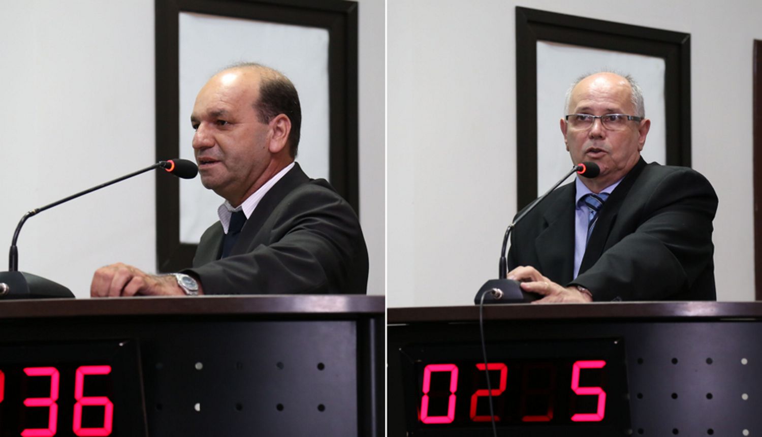  Valmirá e Robertinho cobram manutenção de luminárias em praça