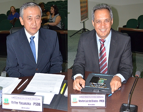 Valter e Nenão pedem melhorias nas vias do Portal do Parque 