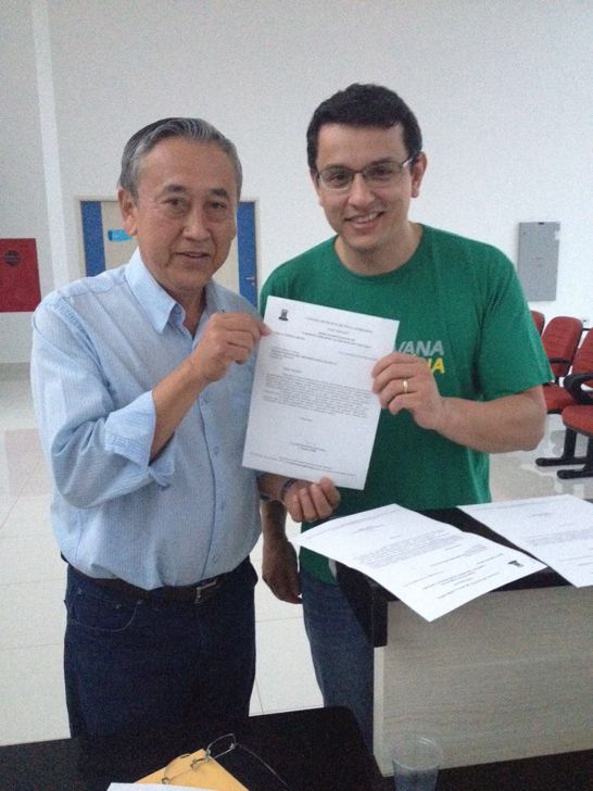 Valter faz reivindicações ao deputado federal Eliseu Dionísio