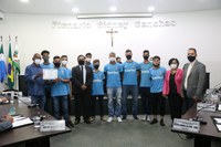 Vencedores da Copa Cidade Sorriso são homenageados na Câmara