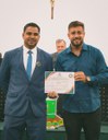 Vereador dedica moção de parabenização ao novo árbitro do quadro da Confederação Nacional de Futsal Renan Barbieri