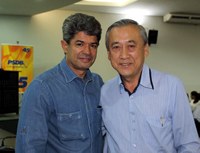 Vereador Valter solicita emendas ao líder do governo na Assembleia, deputado Rinaldo Modesto