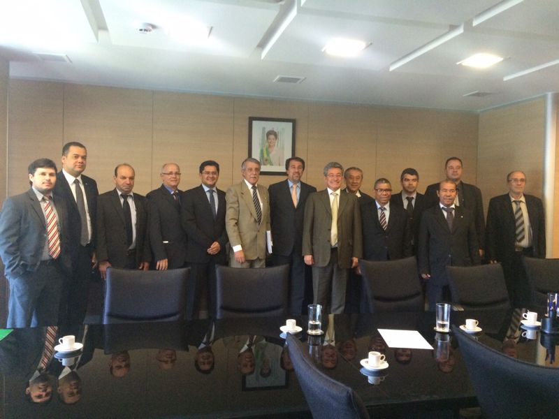 Vereadores acompanham Hashioka em reunião no Ministério da Integração Nacional