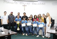 Vereadores destacam título da Escola do Grêmio de Nova Andradina na Grêmio Cup