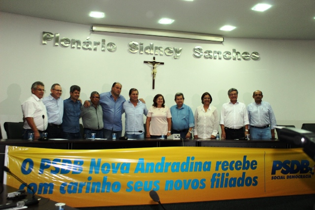 Vereadores do PSDB participam de encontro regional do partido em Nova Andradina