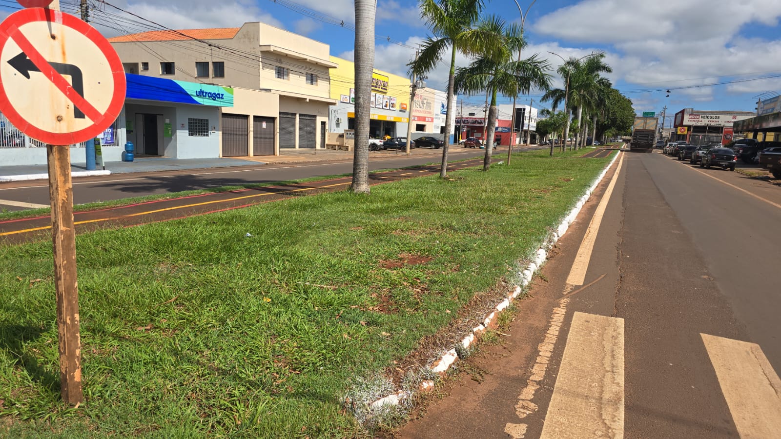 Vereadores propõem uso de canteiro central como estacionamento na Avenida Eurico Soares