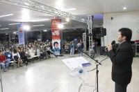 Vicente Lichoti representa o Legislativo na abertura do 26º Congresso da FETEMS