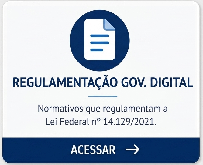 Botão Regulamentação Governo Digital