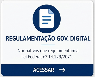 Botão Regulamentação Governo Digital